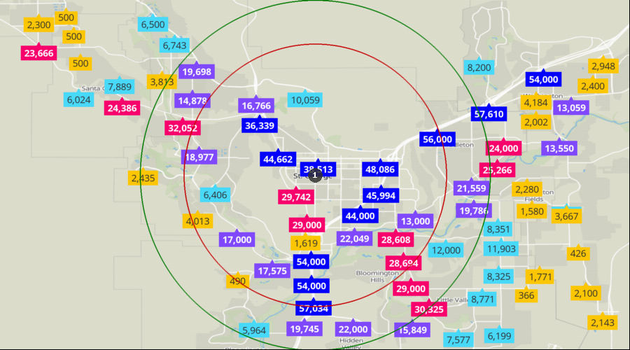 St. George, Utah - Daily Average Traffic Count